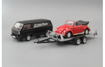 VOLKSWAGEN Volkswagen T3-a box van/ trailer/ Beetle Convertible - VW Classic, black / red