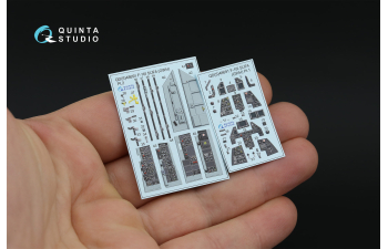 3D Декаль интерьера кабины F-16I SUFA (GWH) (малая версия)