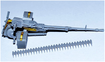 НСВТ 12,7мм крупнокалиберный пулемет со станком, плюс фототравление