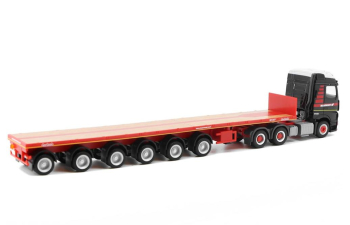 MERCEDES-BENZ Arocs SZ с полуприцепом, черный/красный