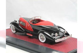 DUESENBERG J SWB French True Speedster by Figoni #J-465-2509 1931 Black/Red