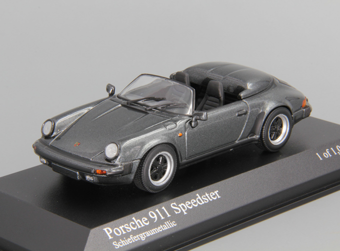 PORSCHE 911 Speedster (1988), grey metallic