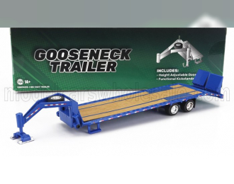 TRAILER Trailer Pianale For Truck - Rimorchio, Blue Wood