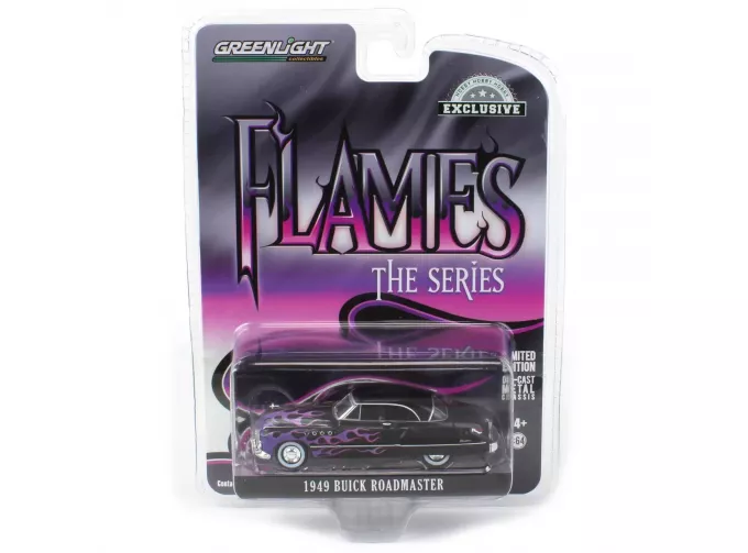 BUICK Roadmaster With Flames (1949), Black Purple