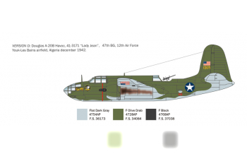 Сборная модель McDONNEL DOUGLAS Boston Iii Airplane Military 1939