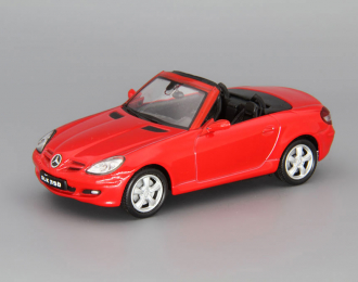 MERCEDES-BENZ SLK350, red