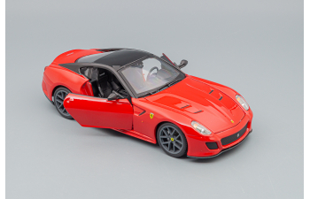 FERRARI 599 Gto (2010) - Con Vetrina - With Showcase, Red Black