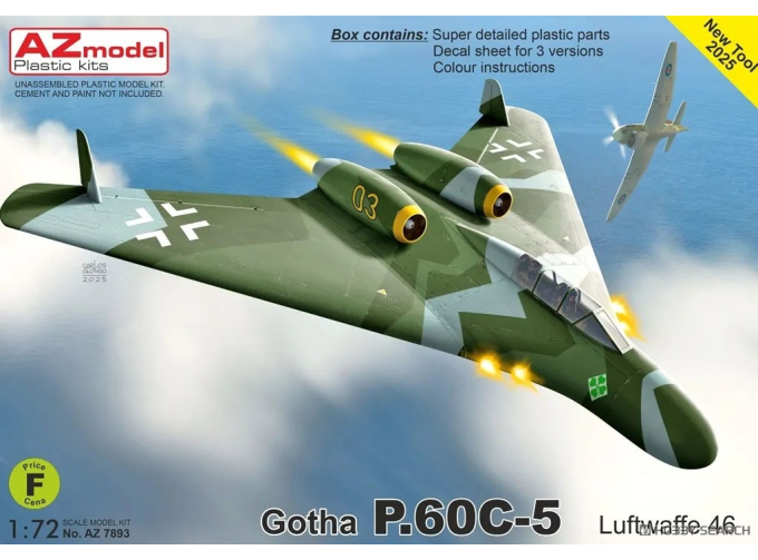 Сборная модель Gotha P.60C-5 Luftwaffe 46