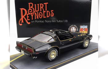 PONTIAC Trans-am Turbo (1977) - With Burt Reynolds Figure - Tv Movie - Smokey And Bandit - Il Bandito E La Madama, Black