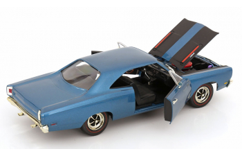 PLYMOUTH Road Runner (1969), blue metallic/black