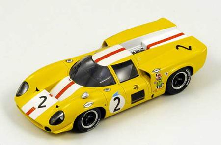 LOLA T70 MK3 2 J Bonnier 1968, yellow