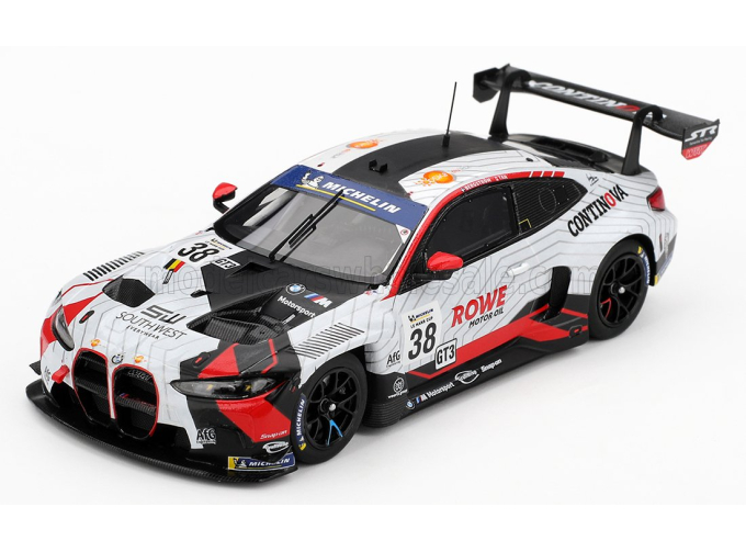 BMW 4-SERIES M4 GT3 EVO 3.0L TURBO Team WRT №38 Road To Le Mans (2025) Gustav Bergstorm - Samantha Tan
