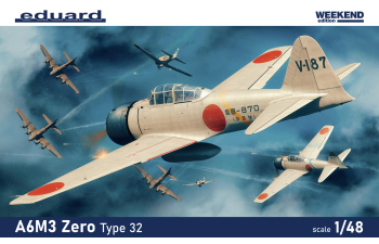 Сборная модель A6M3 Zero Type 32 Weekend Edition