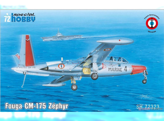 Сборная модель Fouga CM-175 Zephyr