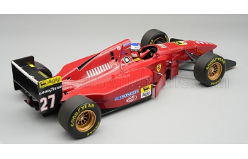 FERRARI F1 412 T1 B №27 German GP (with pilot figure) Jean Alesi (1994), red