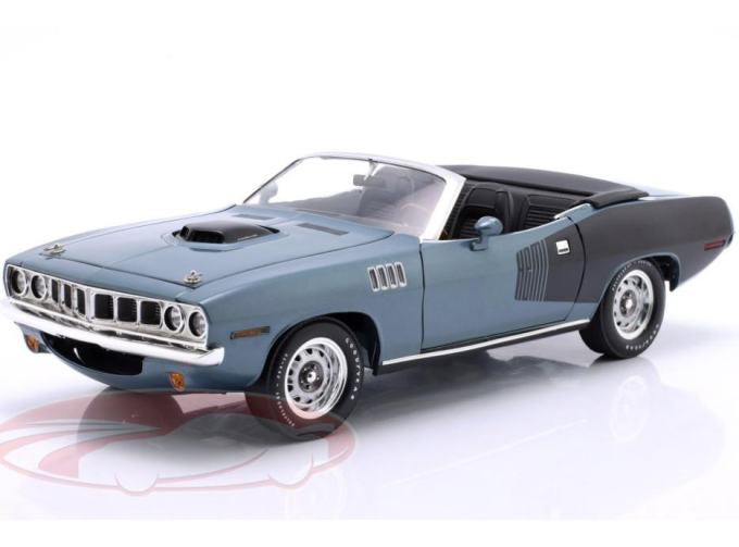 PLYMOUTH Hemi Cuda Convertible Winchester (1971), gray / blue