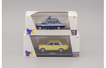 Набор из 2 моделей ВАЗ-2103 "Жигули" (1972-1973) и LADA 1300 Verejna Bezpecnost
