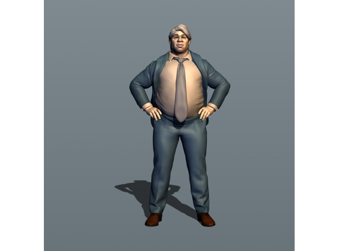 Фигурка Чинуша 1, окрашенная