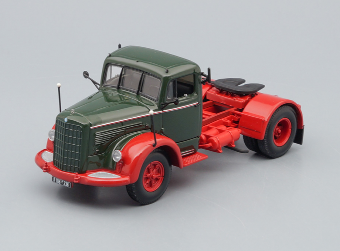 MERCEDES-BENZ L6600S Sattelzugmaschine (1950), green / red