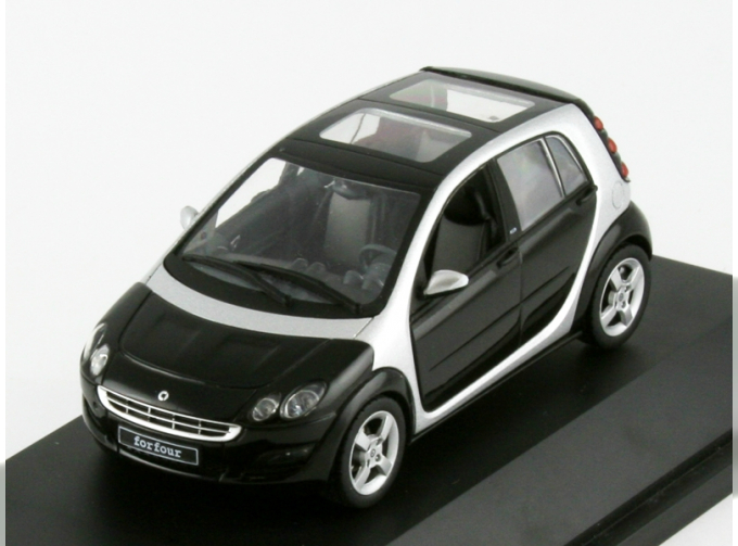 SMART forfour W454 (2004), jack black (черный с серебристым)