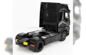 MERCEDES BENZ Actros 2 1863 Gigaspace 4x2 Mirrorcam Tractor Truck Logo Mercedes 2-assi 2018, Black