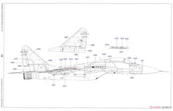 Сборная модель MiG-29AS 9-12 Late Type - Slovak Airforce (2014/2016 Special Painting)