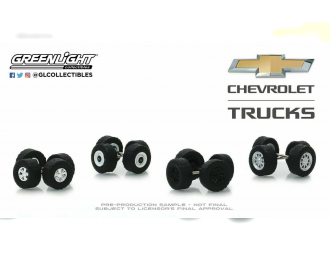 набор "Wheel & Tire Packs Series 2" 4 комплекта колес CHEVROLET Trucks