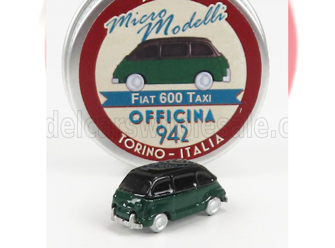 FIAT 600 Multipla Taxi (1956), Green Black