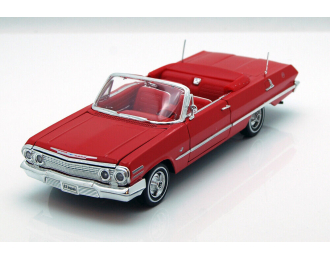 CHEVROLET Impala Convertible (1963), red