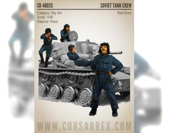 Сборная модель Soviet Tank Crew / Red Army (4 figures)