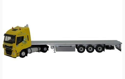 IVECO Stralis NP c полуприцепом-платформой "Delmonico Dorel" 2019