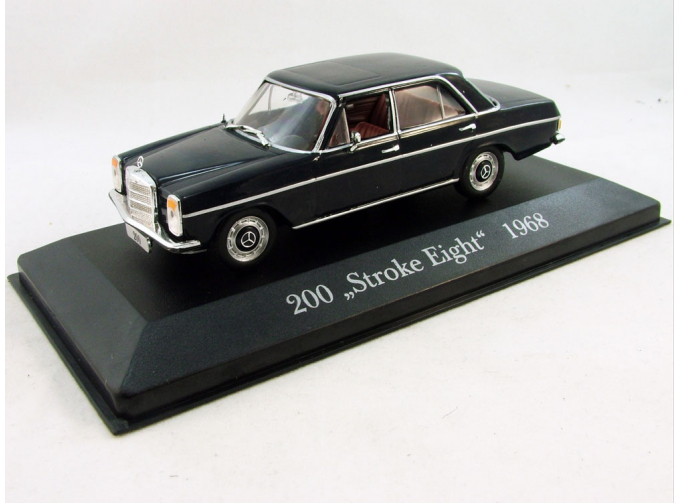 MERCEDES-BENZ 200 "Stroke Eight" (1968), Mercedes-Benz Offizielle Modell-Sammlung 8, темно-синий