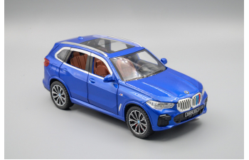 BMW X5, синий