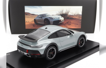 PORSCHE 911 992 Dakar Coupe (2023) - Con Vetrina - With Showcase, Shade Green