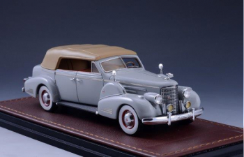 CADILLAC V16 Series 90 Fleetwood Sedan Convertible (закрытый) 1938 Grey