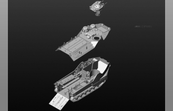 Сборная модель Десантно-гусеничная машина-амфибия AAVP-7 c UWGS (морская пехота США)