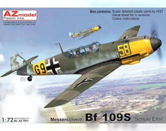 Сборная модель Messerschmitt Bf 109S "Schule Emil"