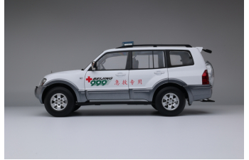 MITSUBISHI Pajero V73 Beijing Red Cross Rescue Service Center, white