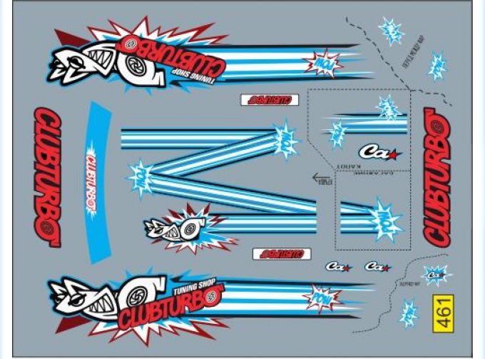 Декаль Волжский CLUBTURBO