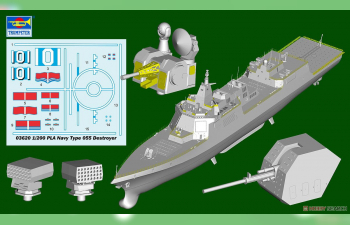 Сборная модель PLA Navy Type 055 Destroyer