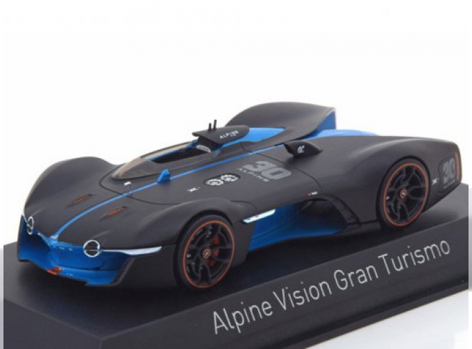 RENAULT ALPINE Vision Gran Turismo 2015 Black Matt/Blue