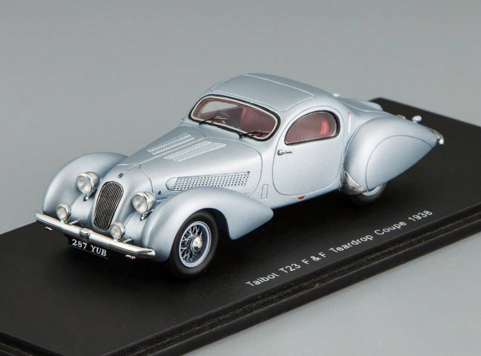 TALBOT T23 Figoni & Falaschi Teardrop Coupe (1938), light blue