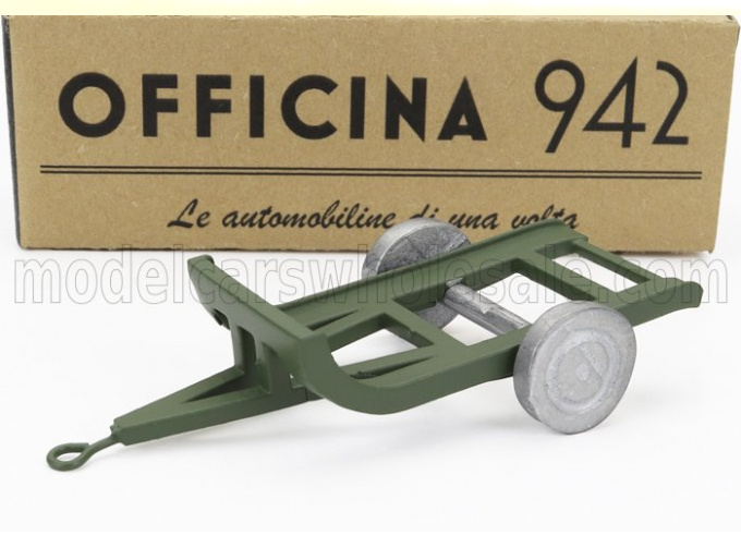 TRAILER Rimorchio Viberti Trasporto Carro L3 (1939), Military Green