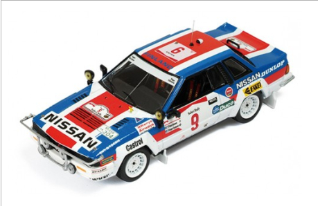 NISSAN 240 RS 9 T.Salonen-S.Harjanne Rally SAFARI 1984, white