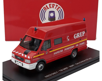 IVECO FIAT Turbo Daily 49-10 Van Tib Grep Bspp Sapeurs Pompiers De Paris (1996), Red White