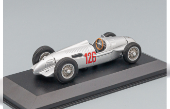 AUTO UNION F1 Type C/d Bergrennwagen №126 2nd Austrian Gp (1939) J.h.stuck, Silver