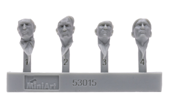 Сборная модель Фигурки немецкий танковый экипаж / Soldier Military Panzer Crew (1944)