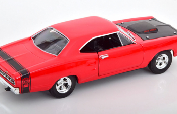 DODGE Coronet Coupe 2-door Six Pack (1969) - Super Bee, Red Mat Black