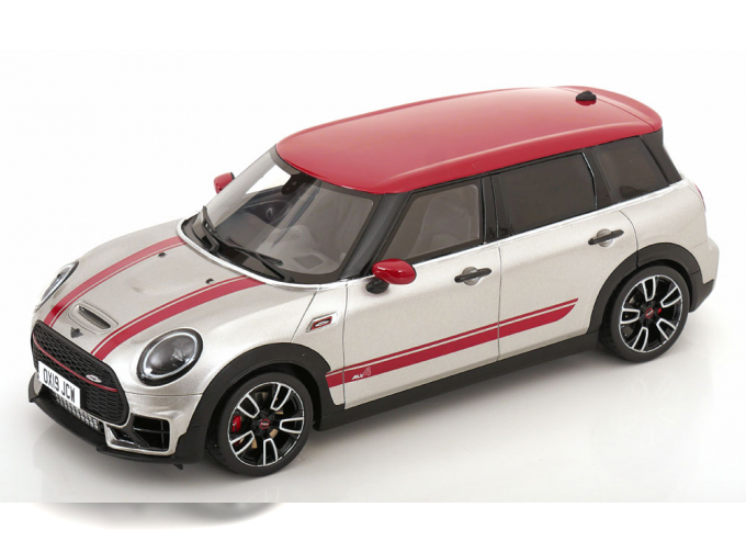 MINI Clubman F54 JCW (2021), silver /dark red