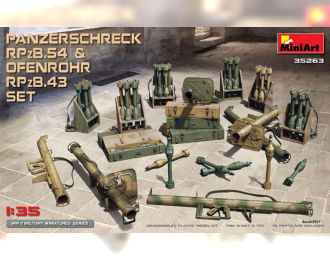 Сборная модель Аксессуары PANZERSCHRECK RPzB.54 & OFENROHR RPzB.43 SET